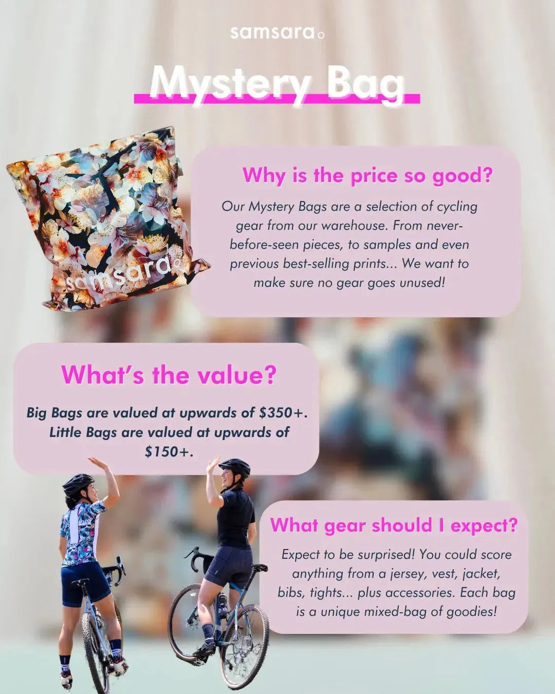 Mystery Bag (Big Bag), Bundle, Samsara Cycle, Apparel & Accessories