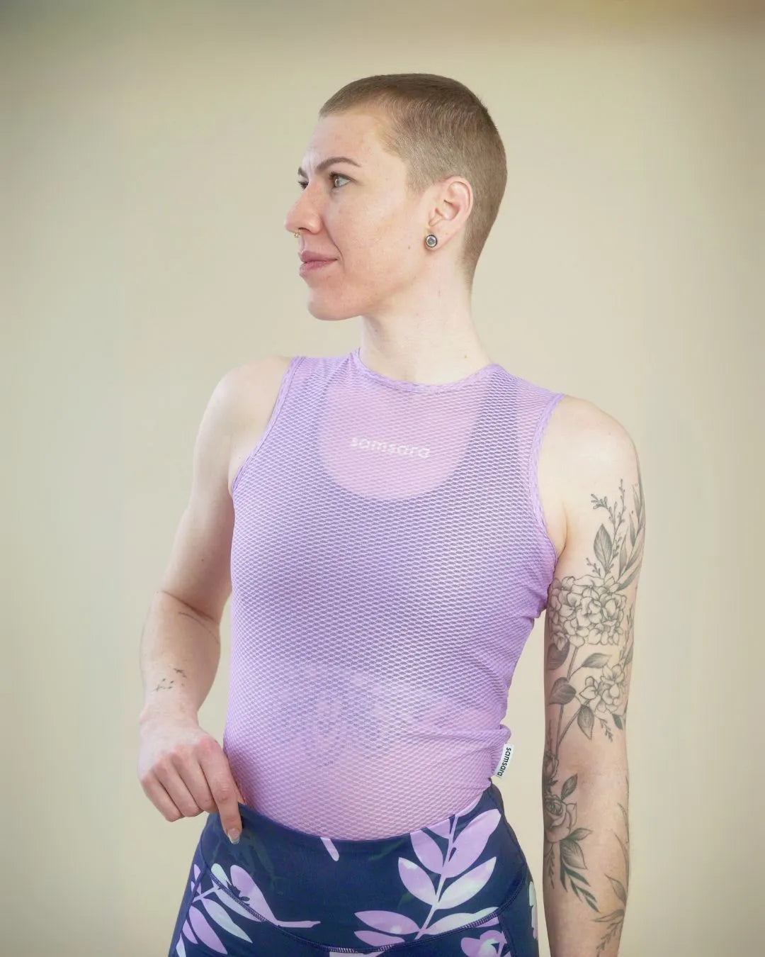 Sleeveless Base Layer - Orchid, Base Layer, Samsara Cycle, Tank Tops