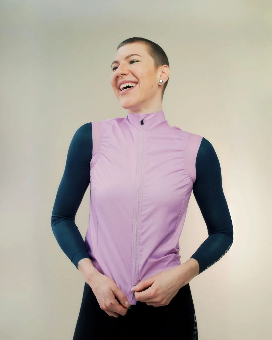 Stop The Wind Cycling Vest - Orchid, Jackets & Vests, Samsara Cycle, Vests