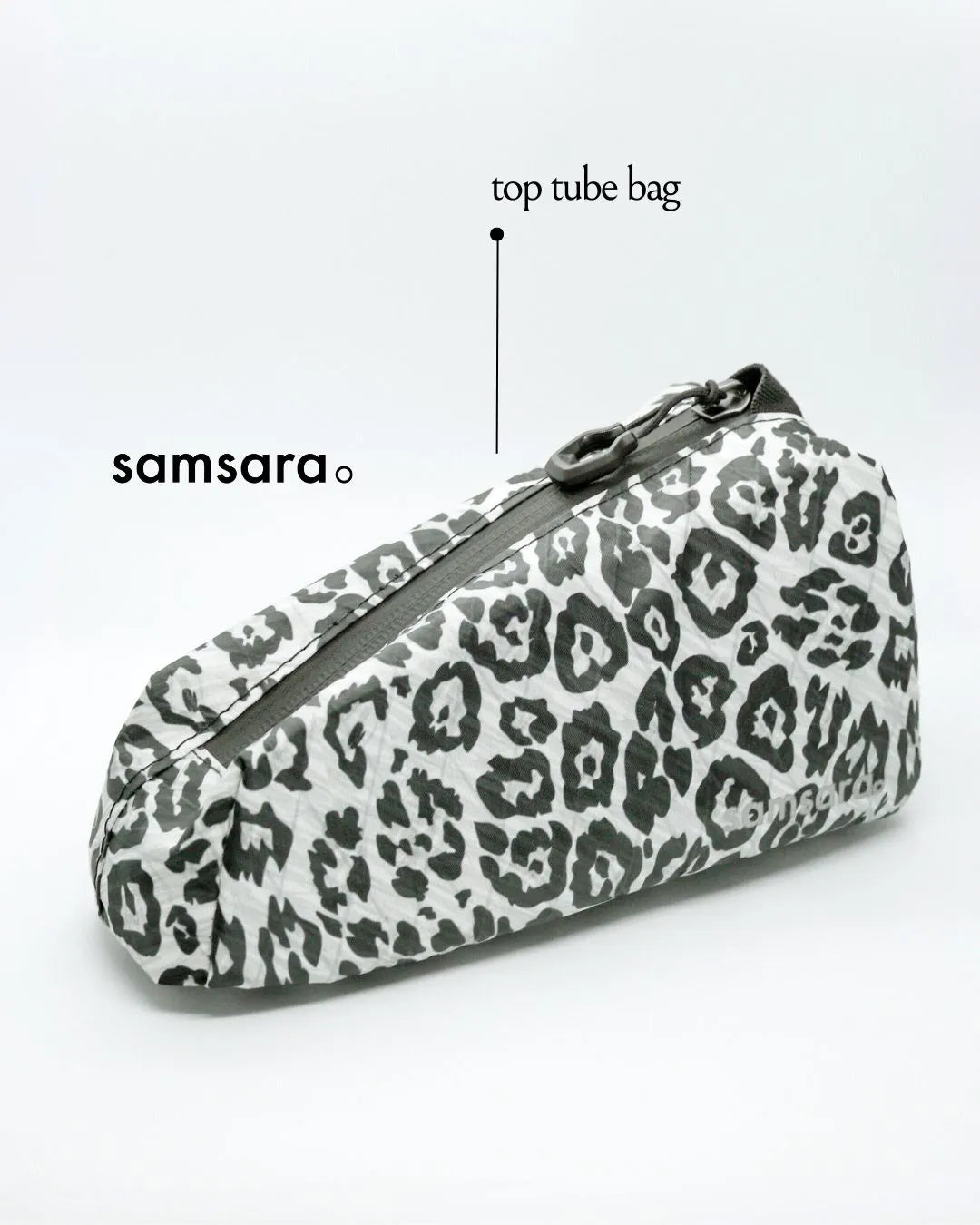 Top Tube Bag - Snow Leopard, bag, Samsara Cycle, Bicycle Bags